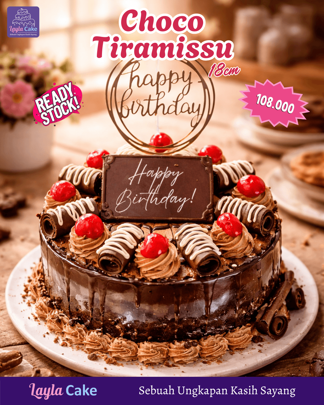 Choco Tiramissu Cake
