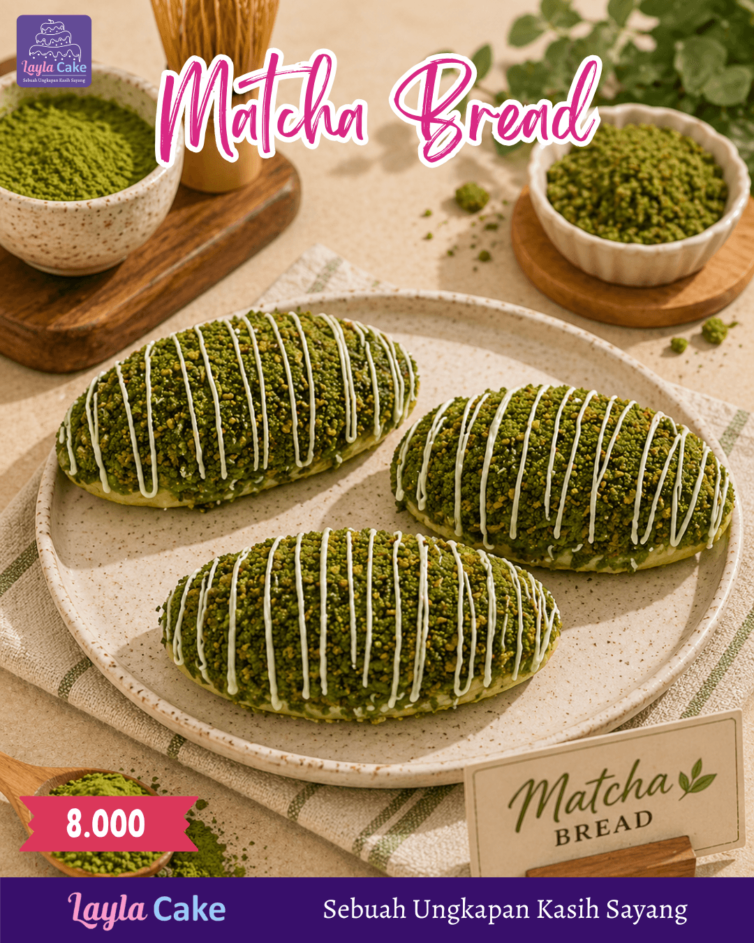 Matcha Bread